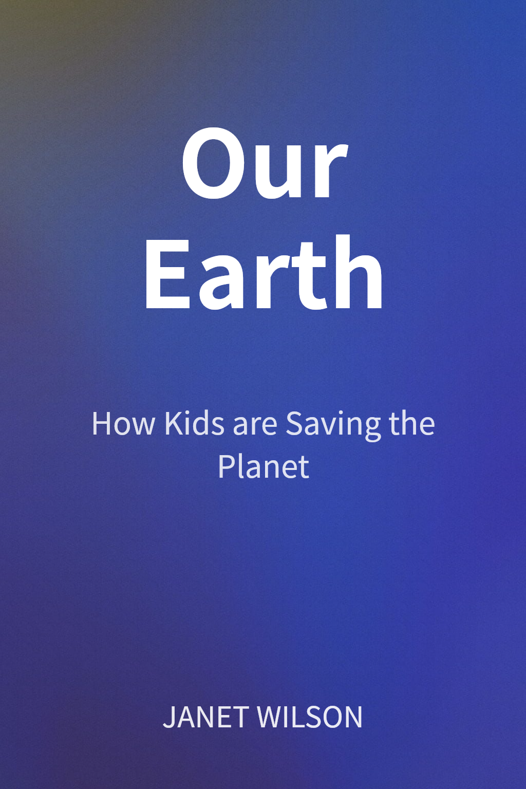 Our Earth cover