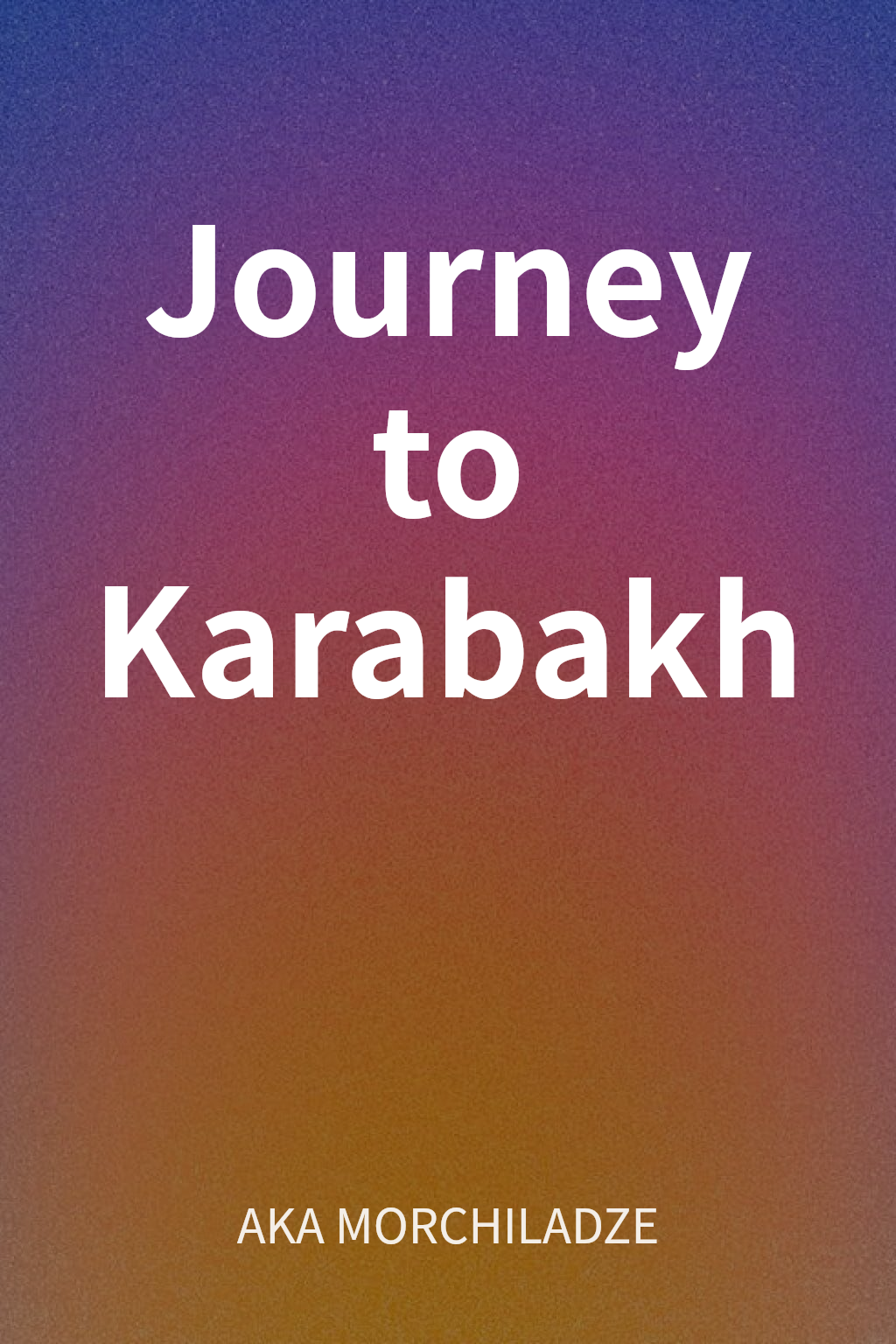 Journey to Karabakh cover