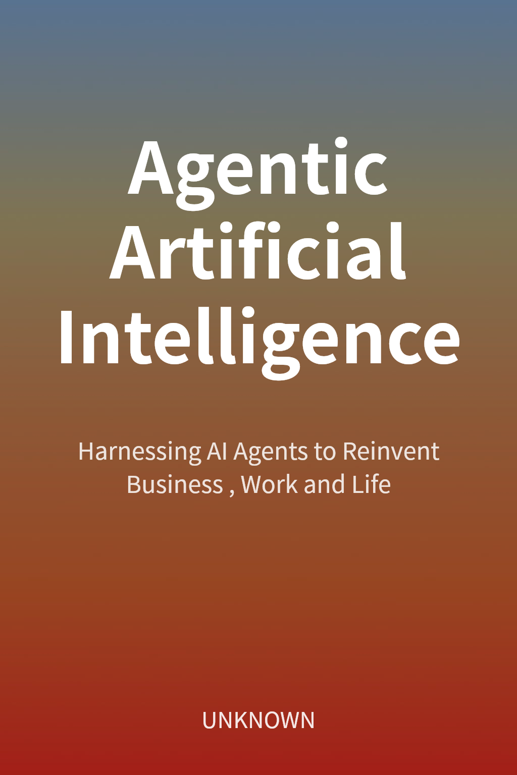 Agentic Artificial Intelligence cover