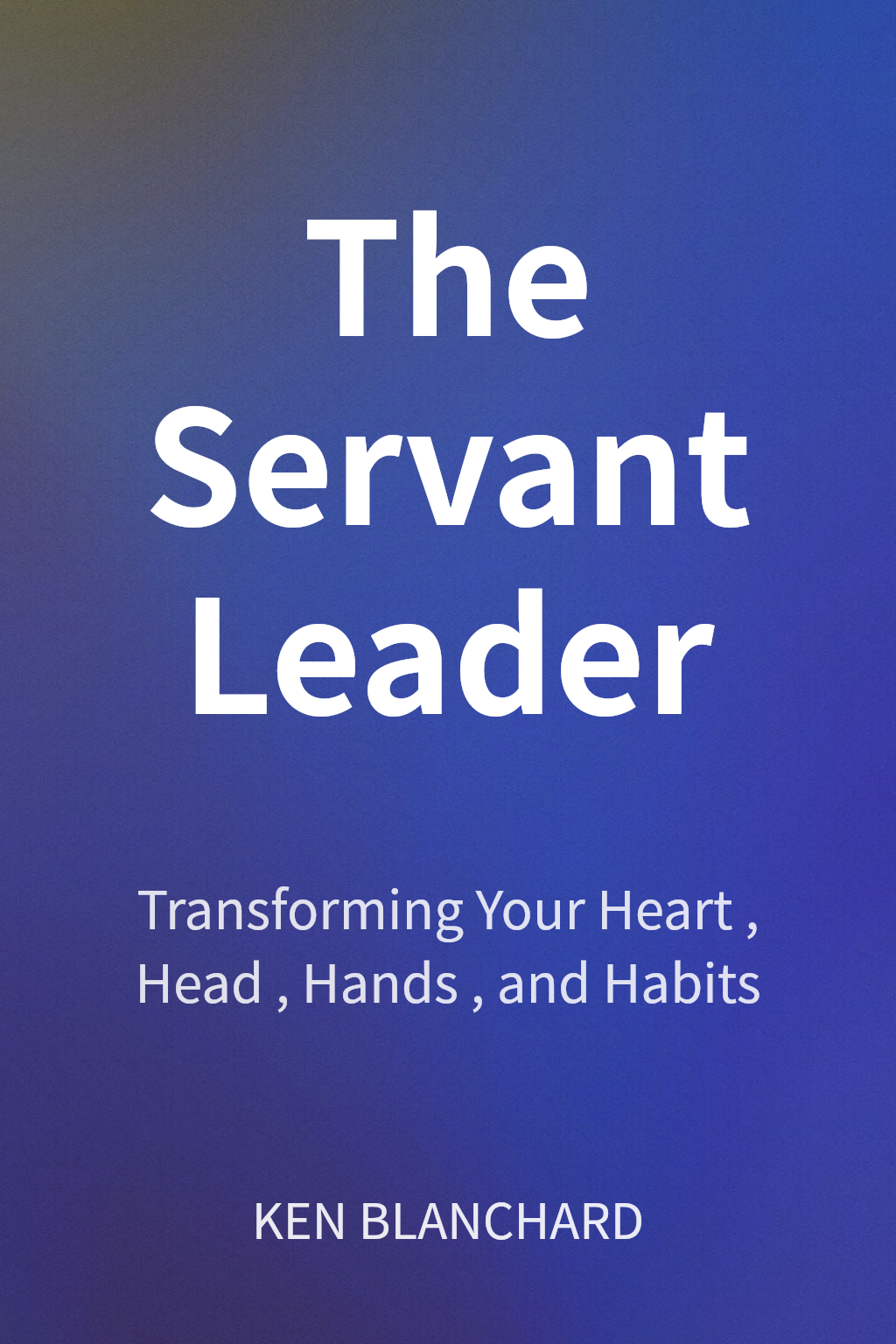 The Servant Leader cover