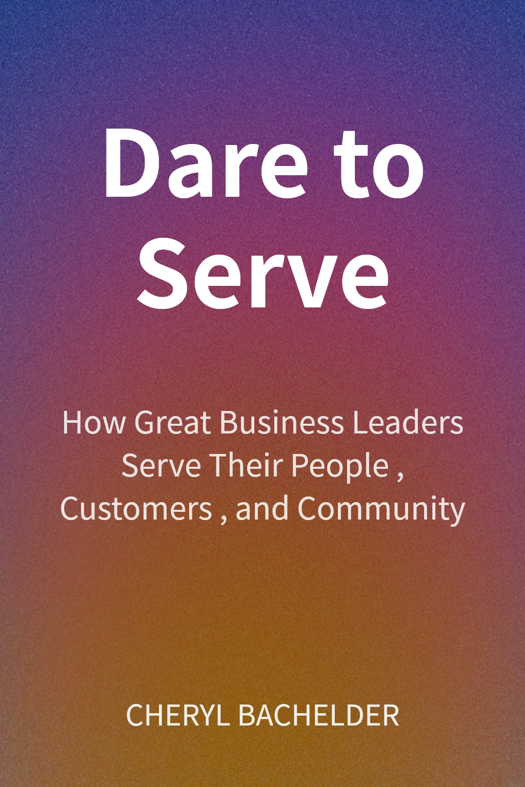 Dare to Serve cover