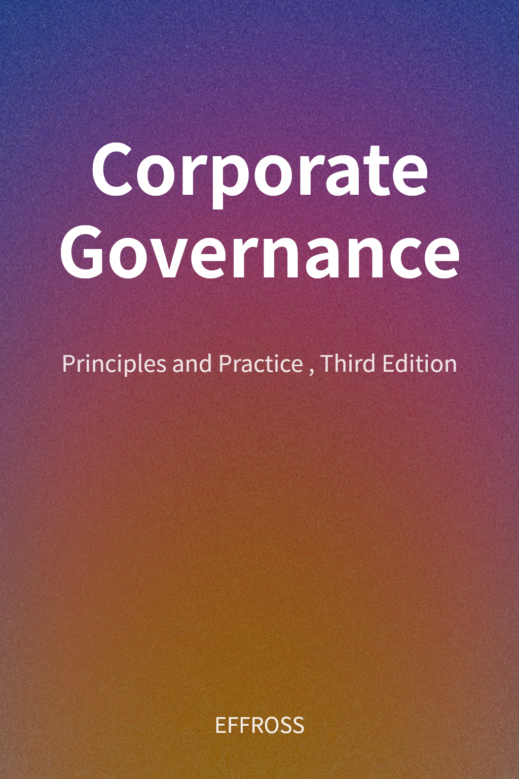 Corporate Governance cover