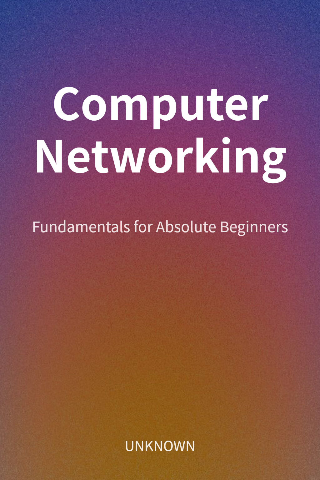 Computer Networking cover