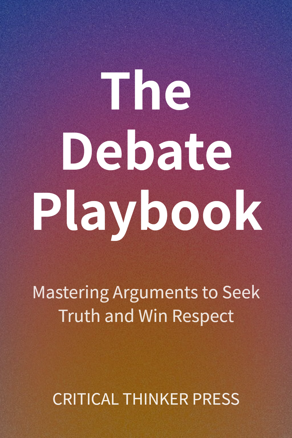 The Debate Playbook cover