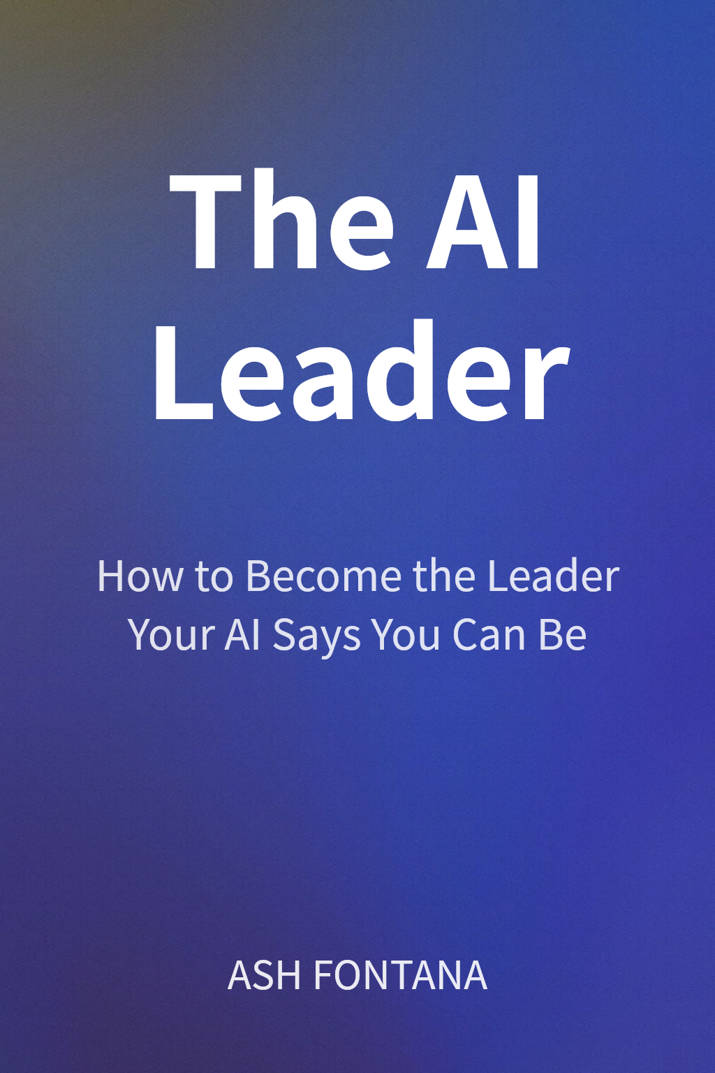 The AI Leader cover