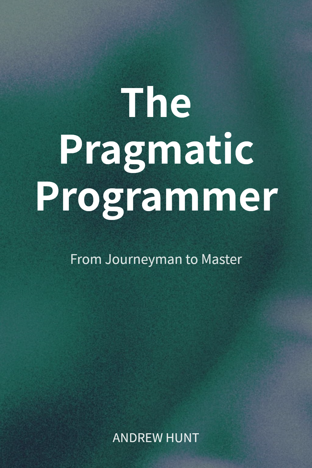 The Pragmatic Programmer cover