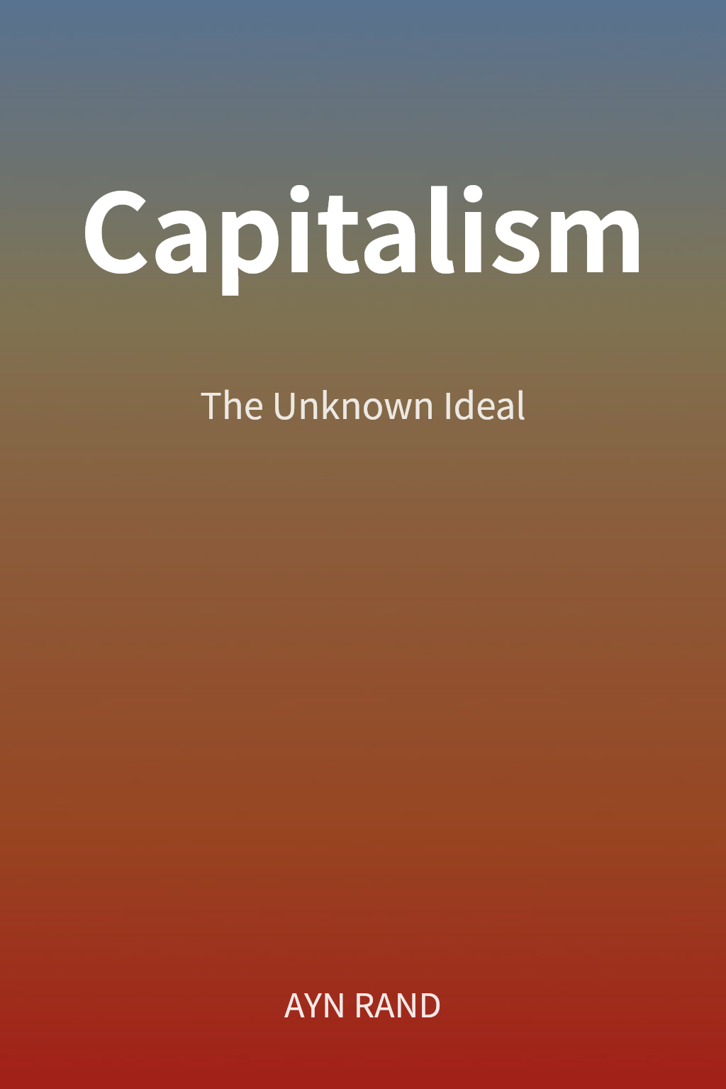 Capitalism cover