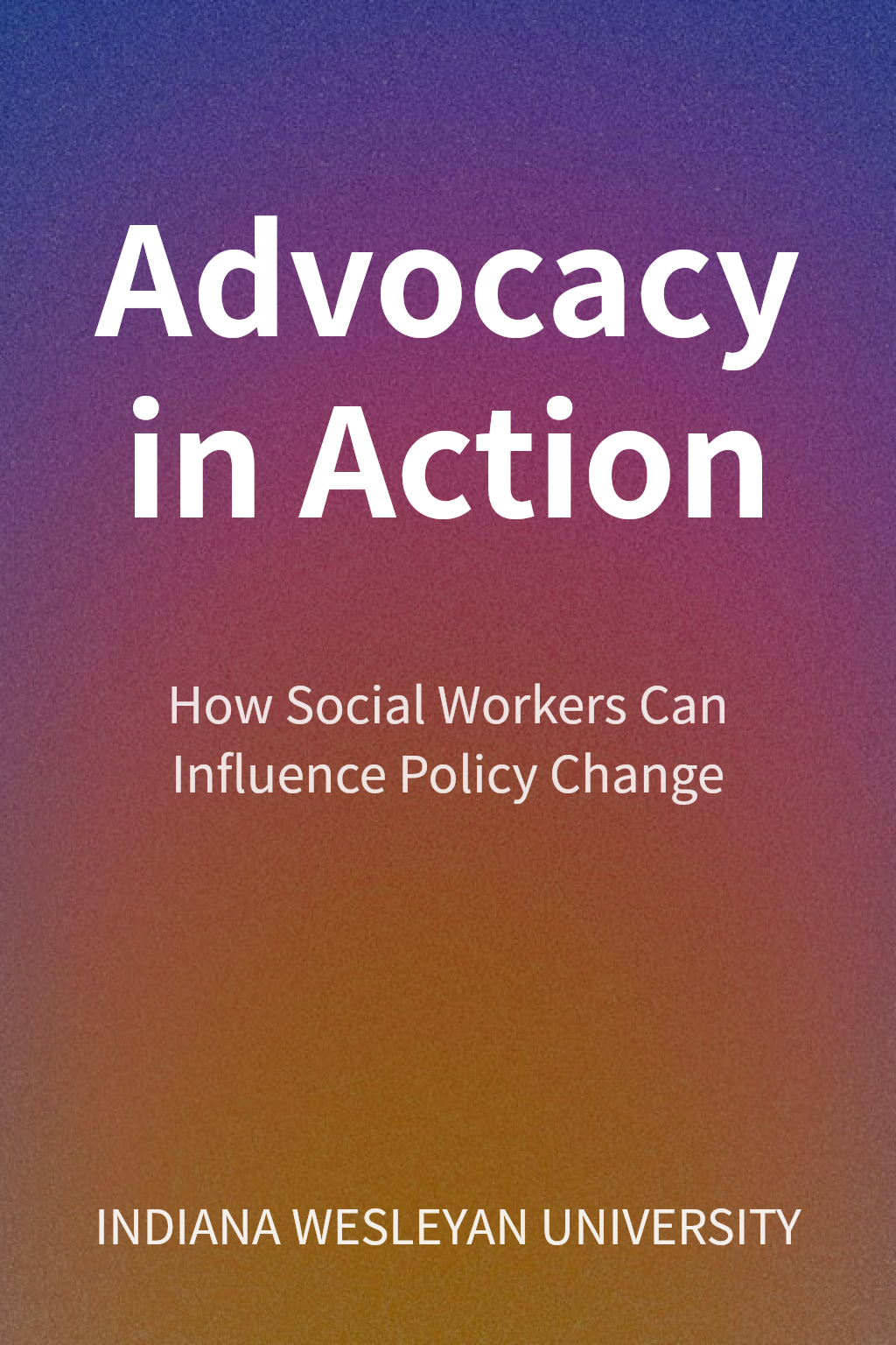 Advocacy in Action cover