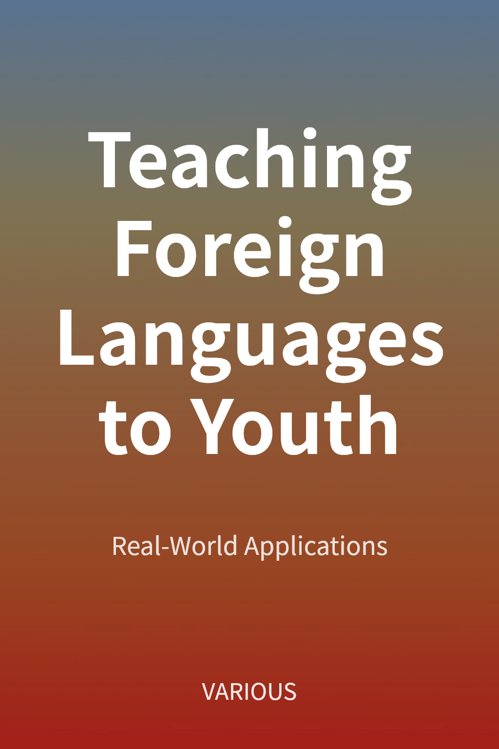 Teaching Foreign Languages to Youth cover