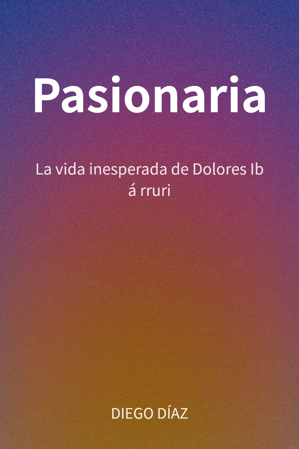 Pasionaria cover