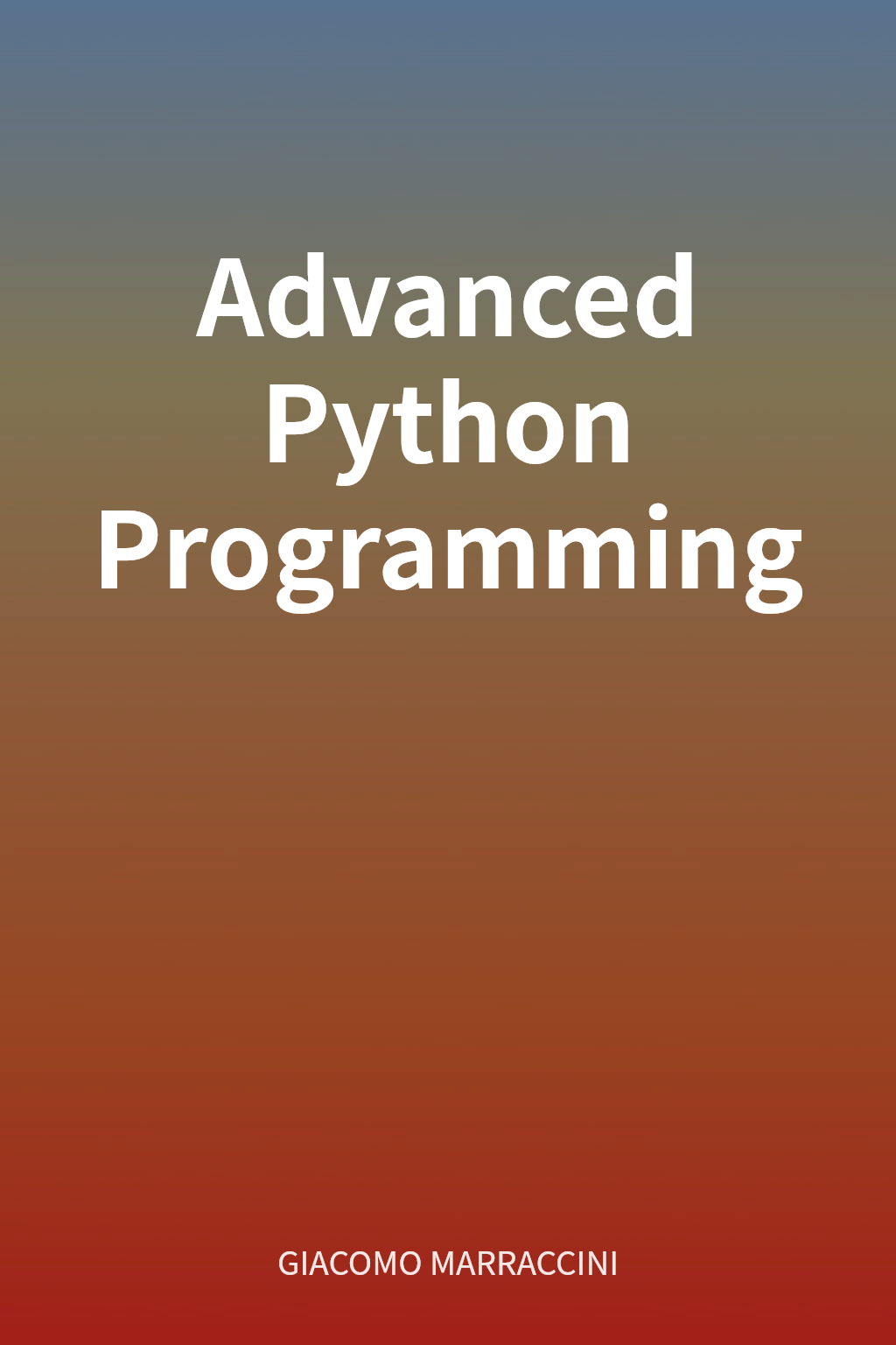 Advanced Python Programming cover