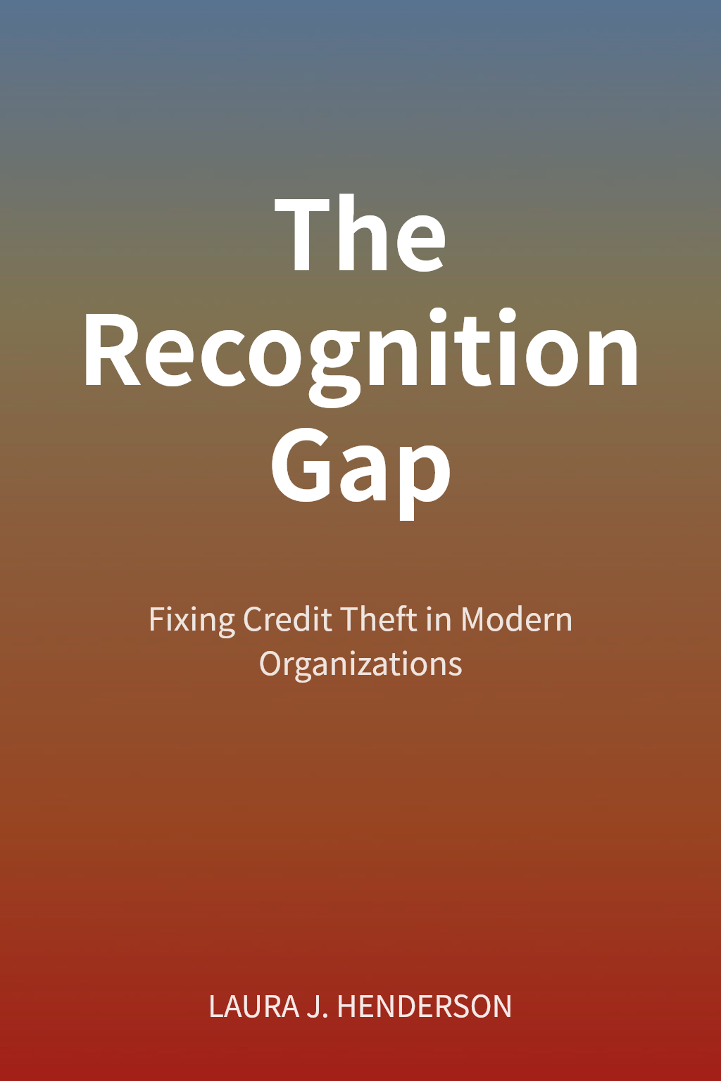The Recognition Gap cover