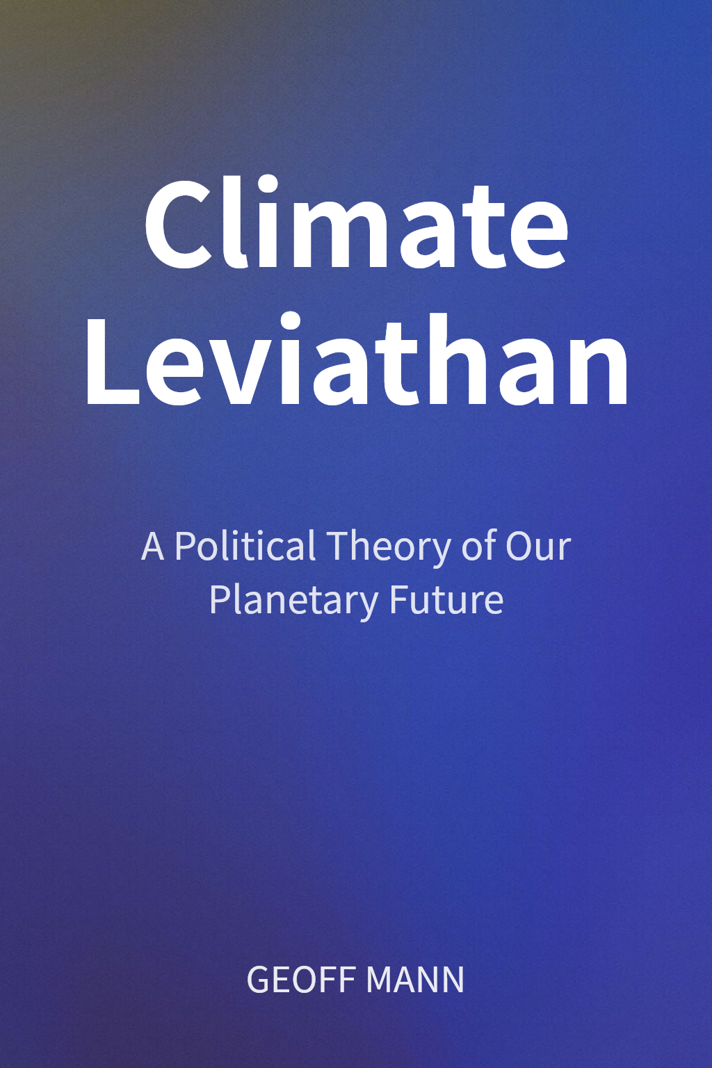 Climate Leviathan cover