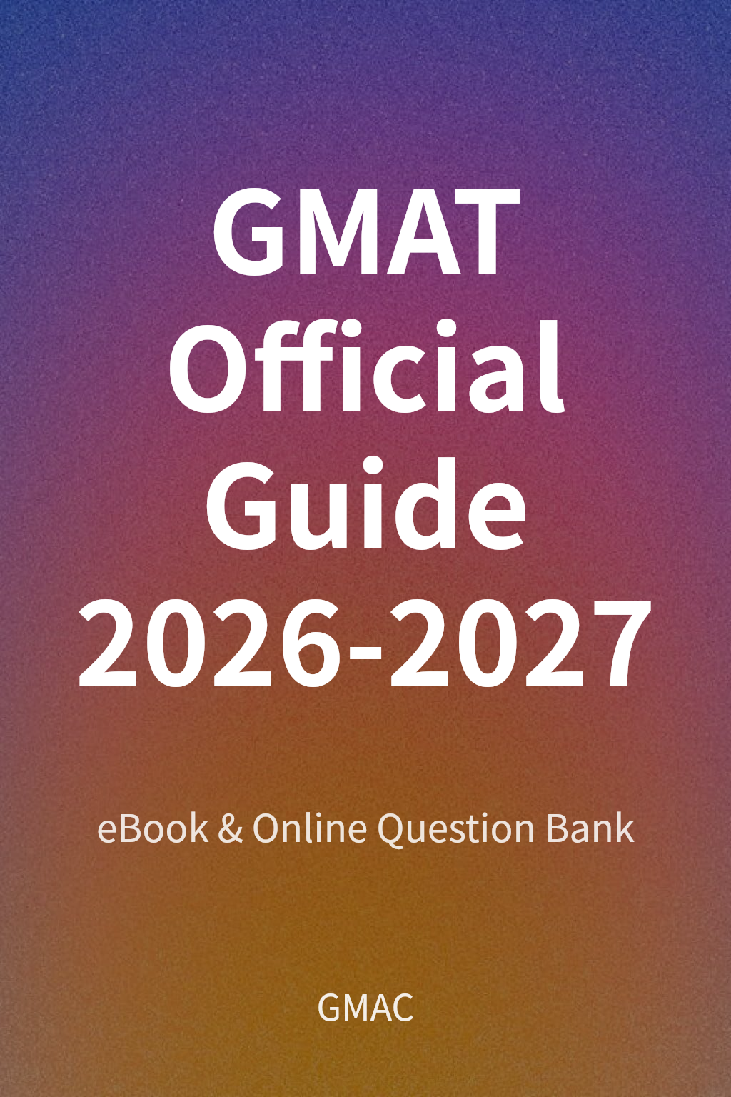 GMAT Official Guide 2026-2027 cover
