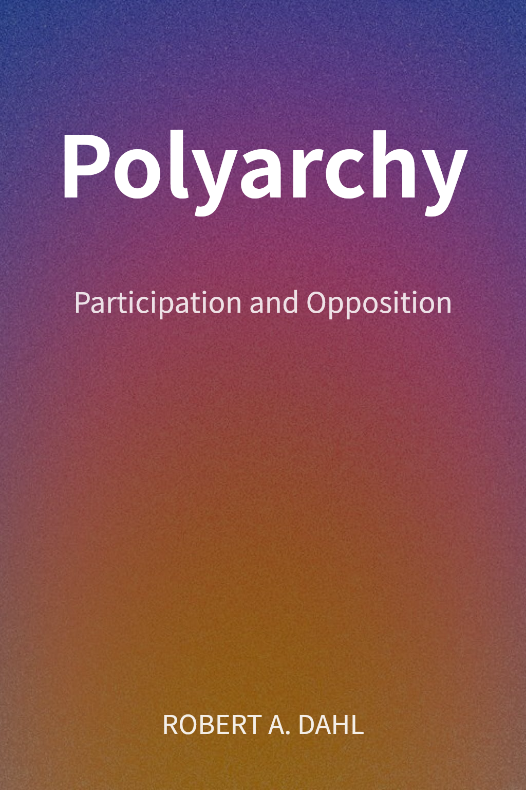 Polyarchy cover