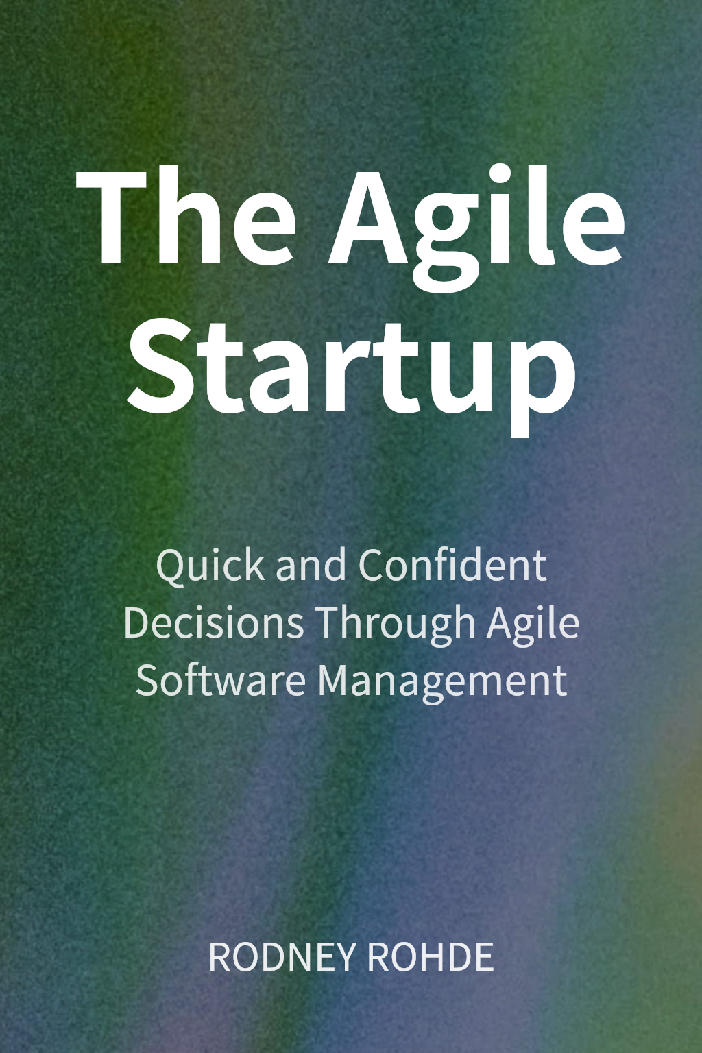 The Agile Startup cover