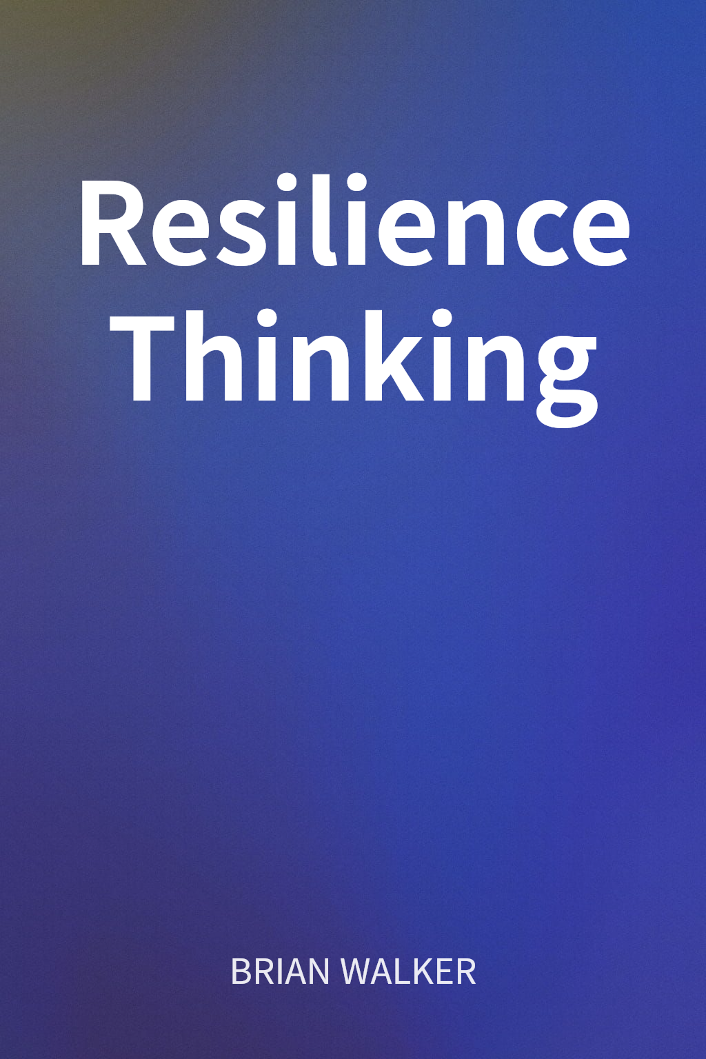 Resilience Thinking cover