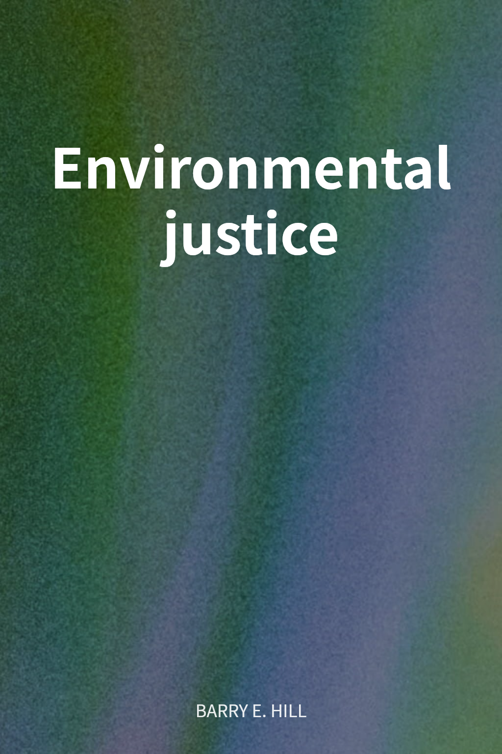 Environmental justice cover
