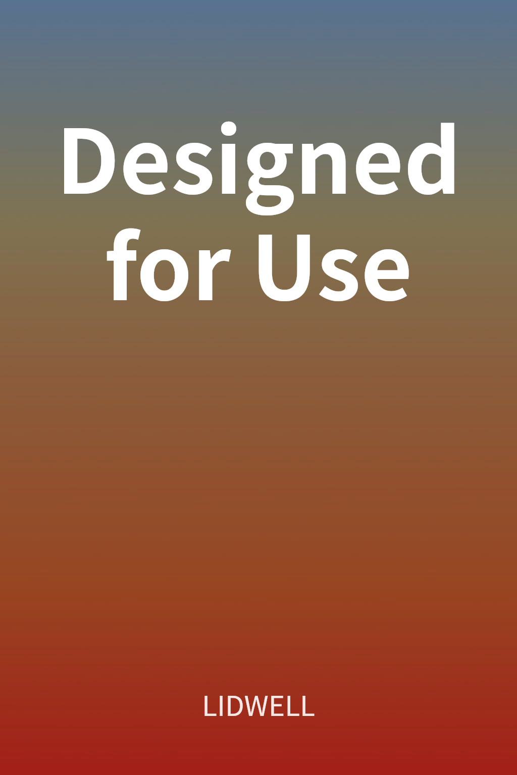 Designed for Use cover