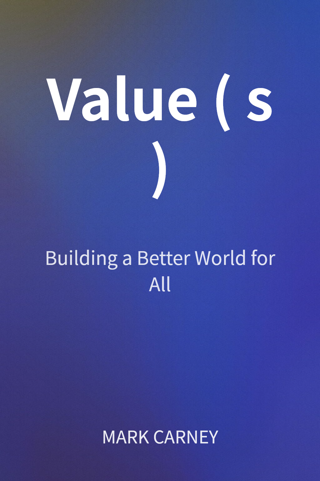 Value(s) cover