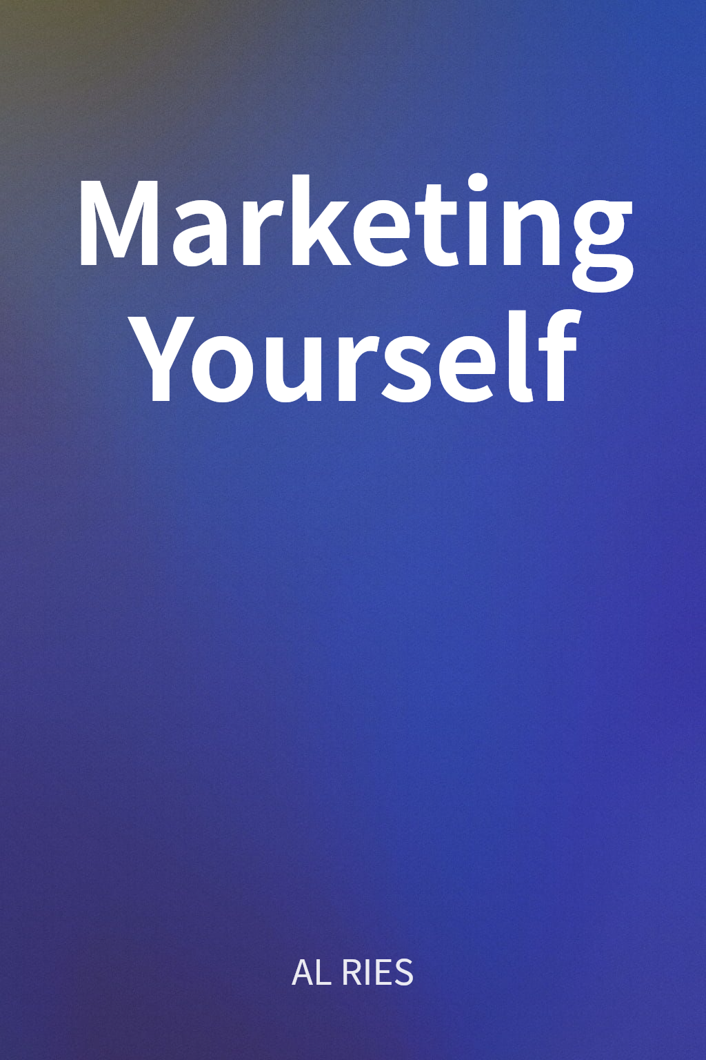 Marketing Yourself cover