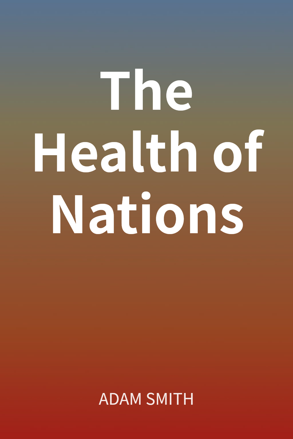 The Health of Nations cover