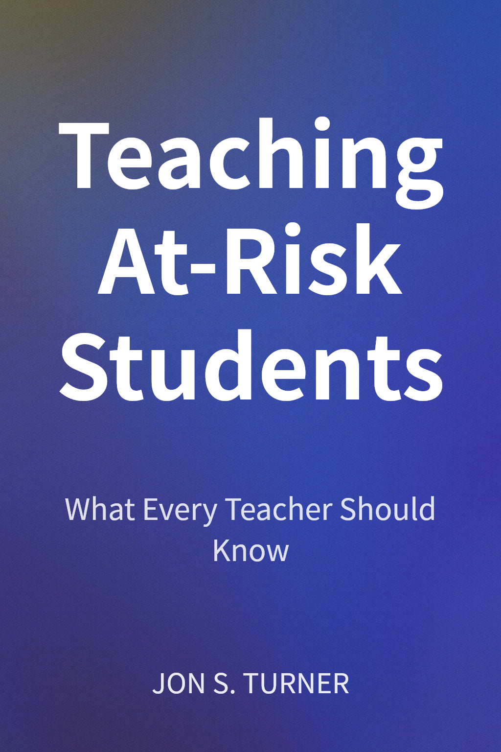 Teaching At-Risk Students cover