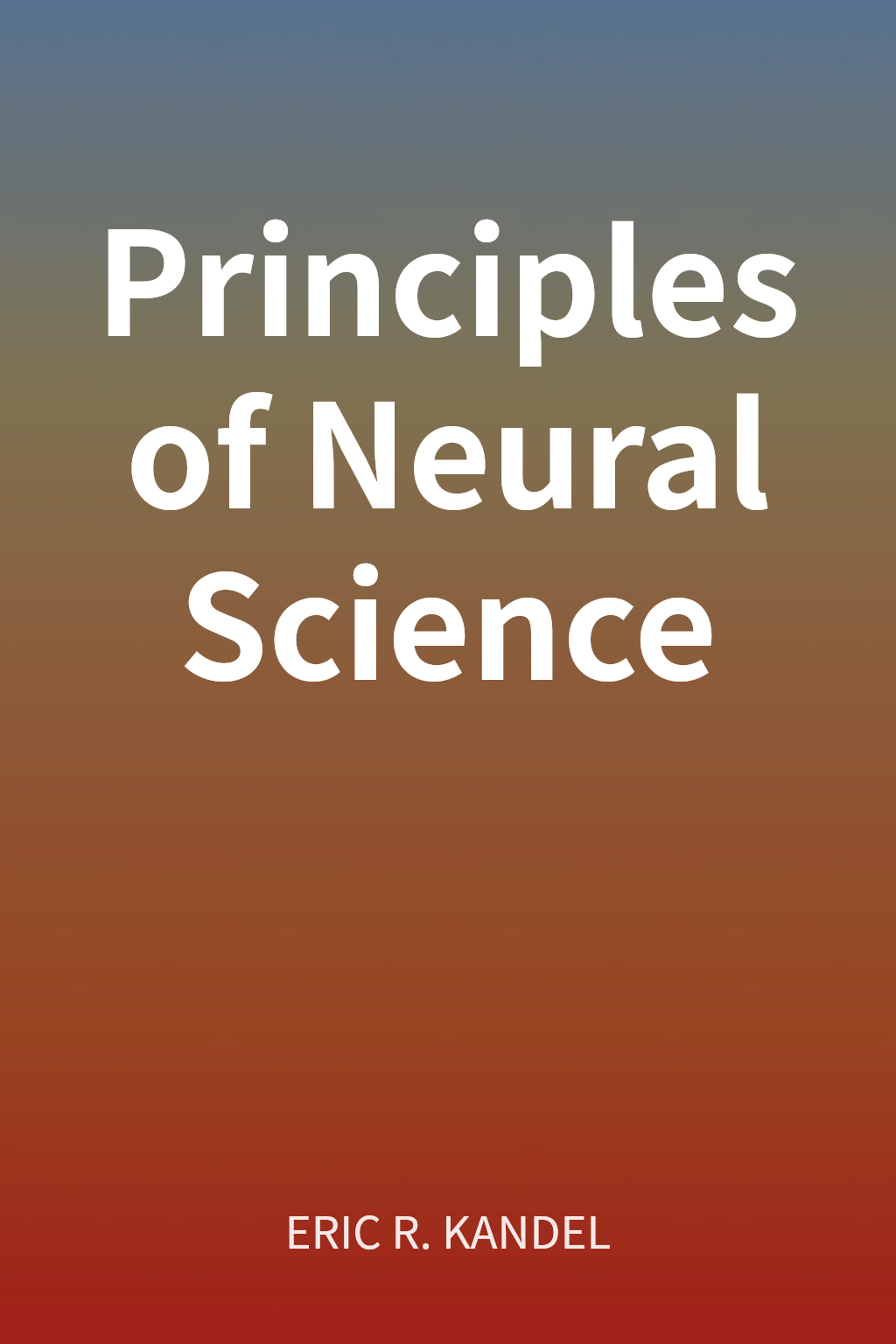Principles of Neural Science cover