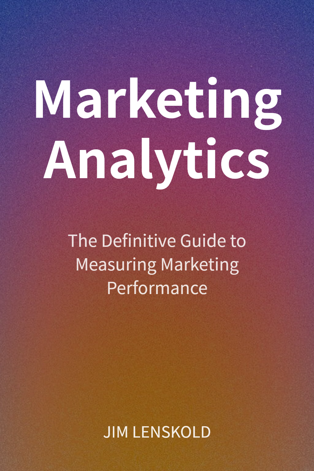 Marketing Analytics cover