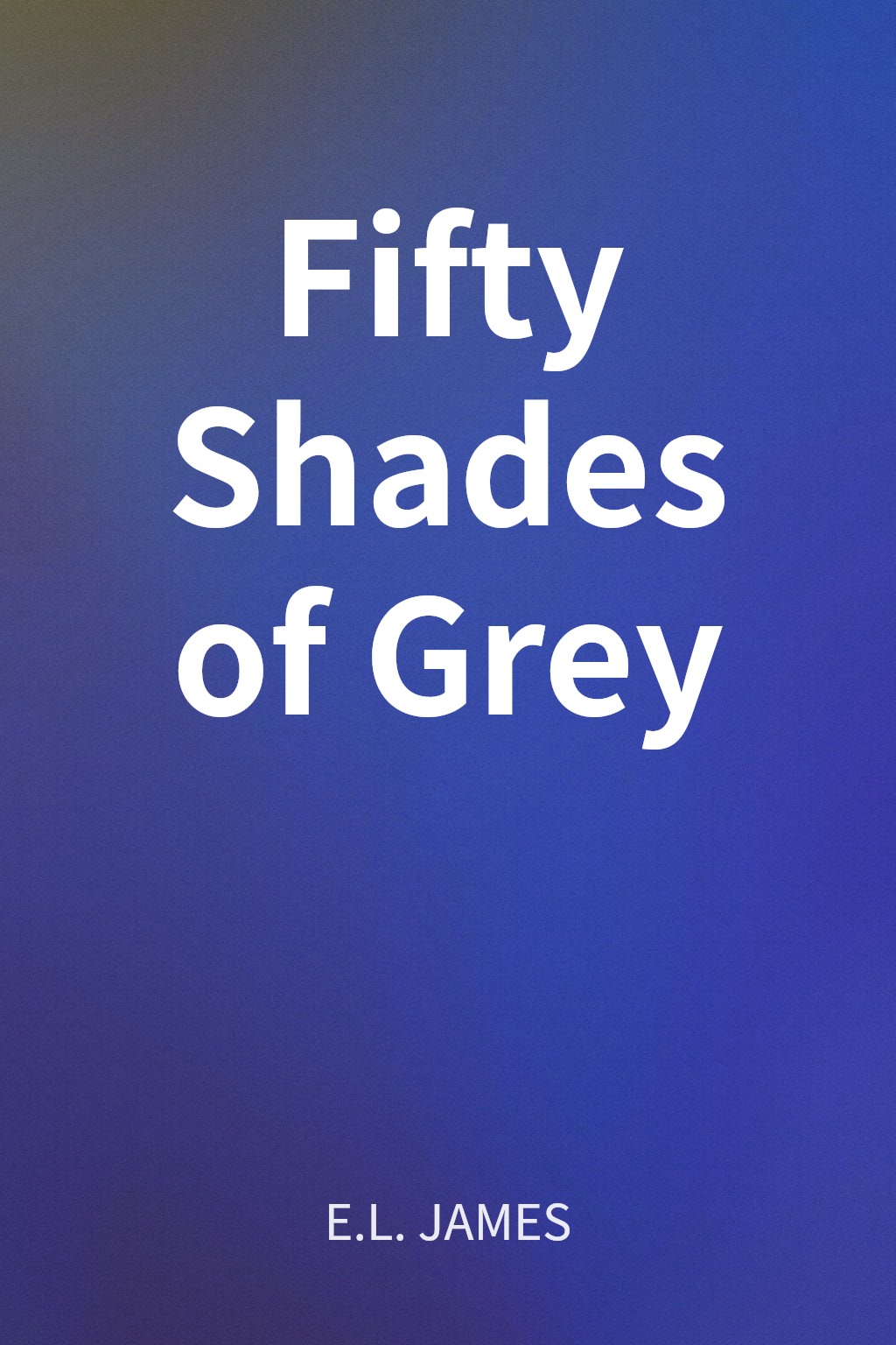 Fifty Shades of Grey cover