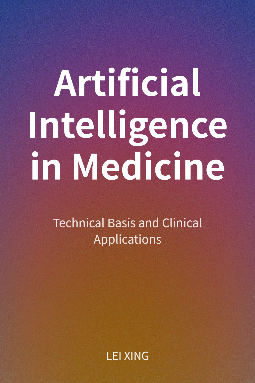 Artificial Intelligence in Medicine cover
