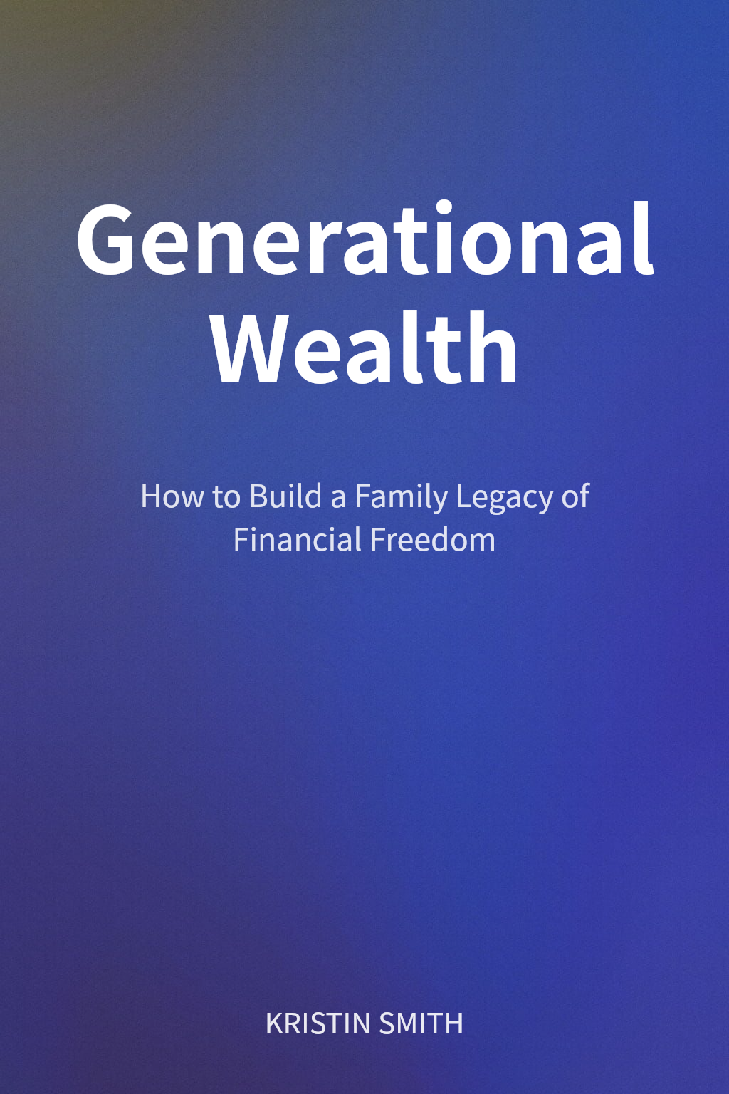Generational Wealth cover