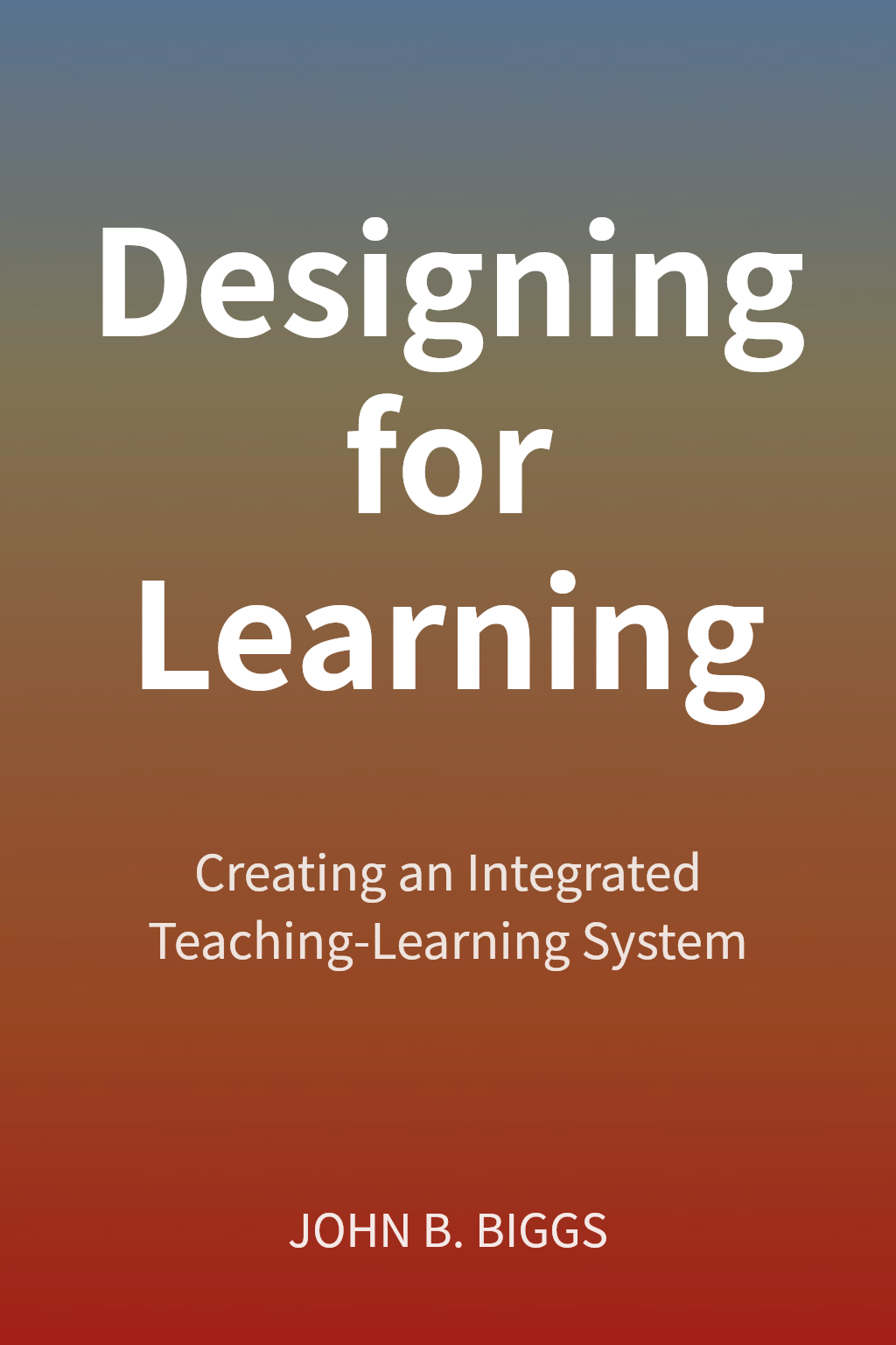 Designing for Learning cover