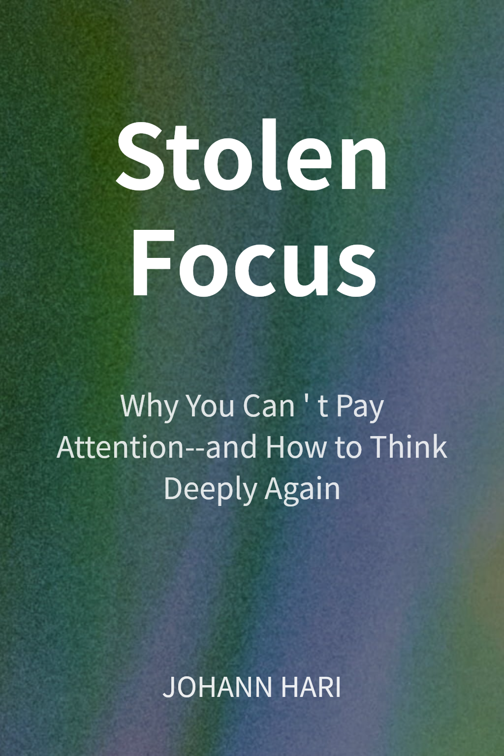 Stolen Focus cover