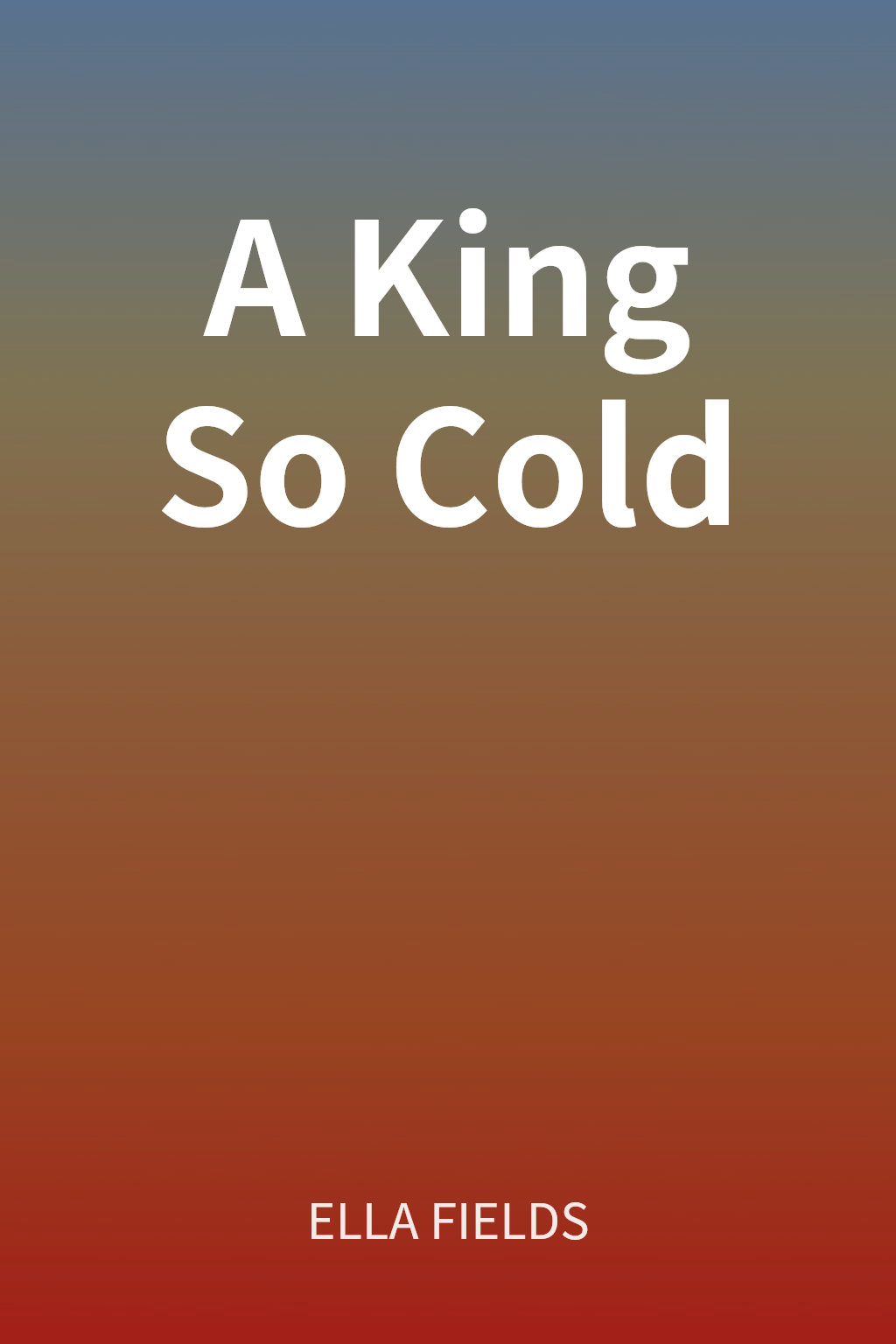 A King So Cold cover