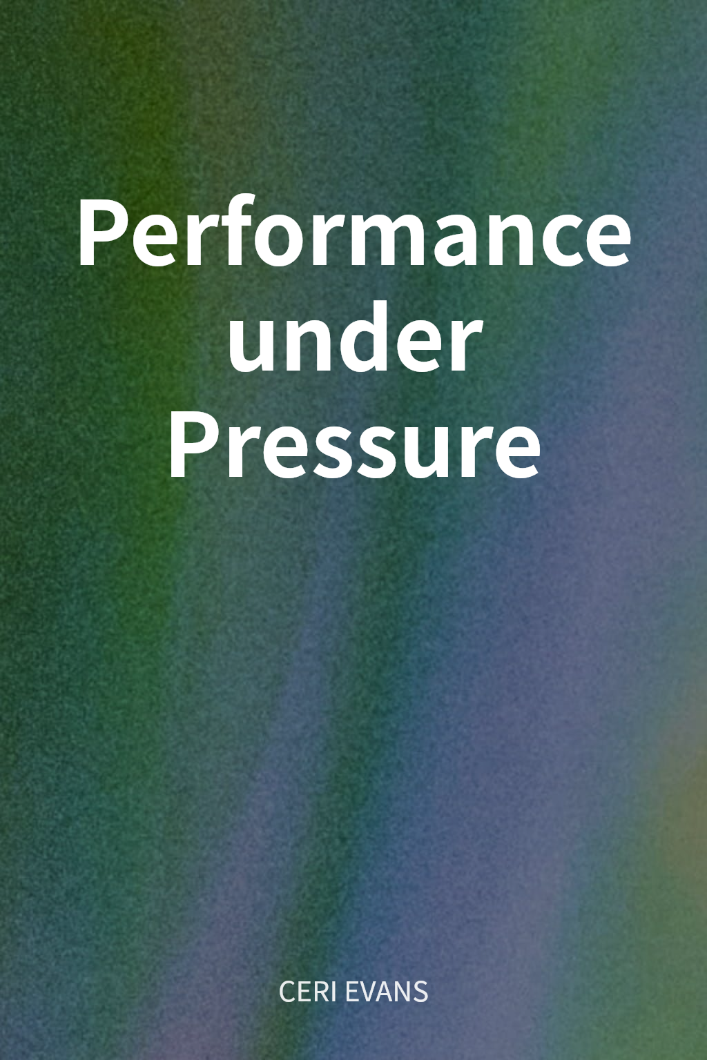 Performance under Pressure cover