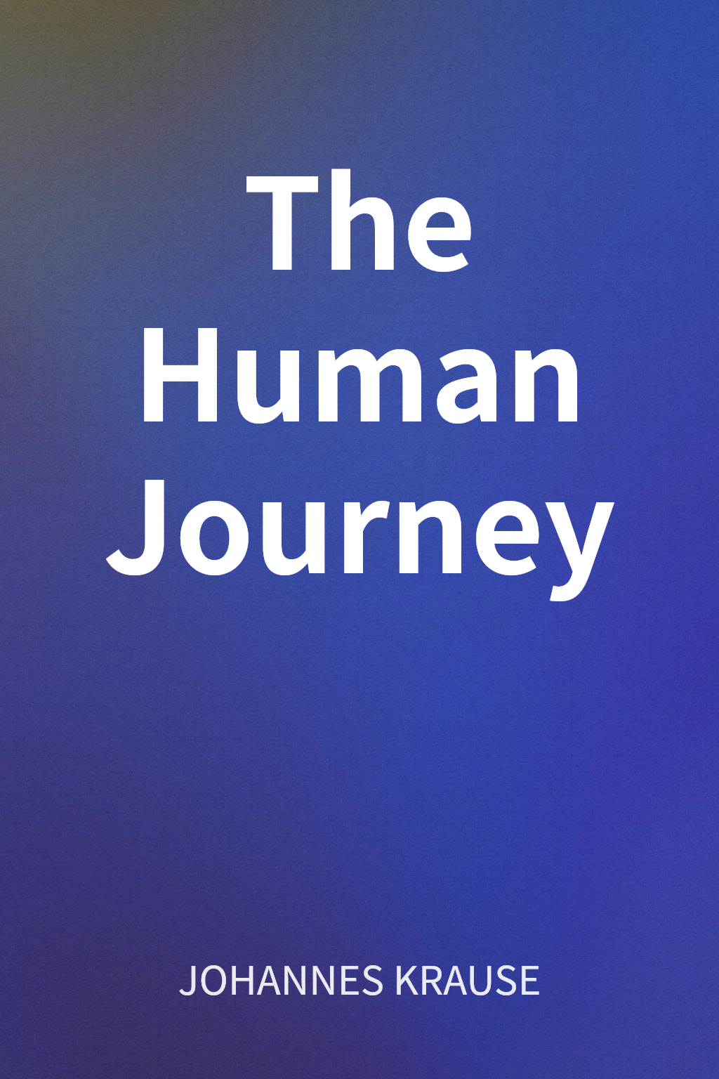 The Human Journey cover