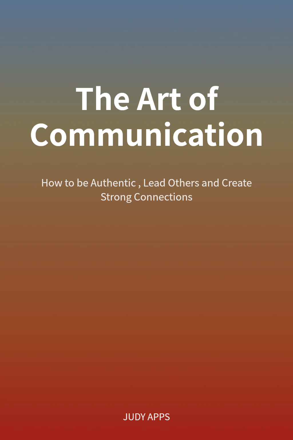 The Art of Communication cover