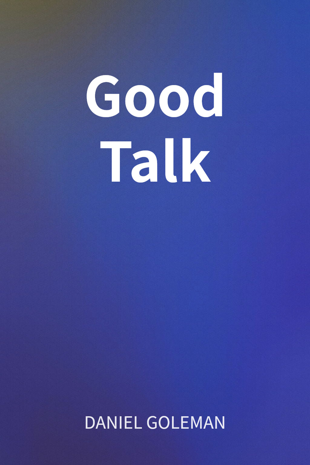 Good Talk cover