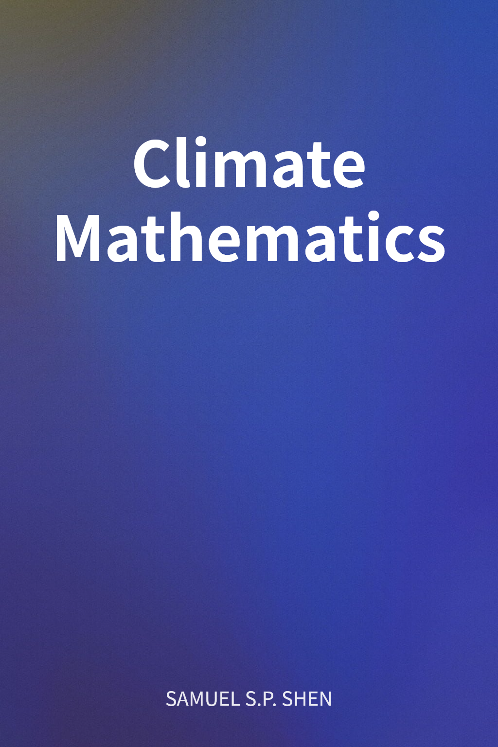 Climate Mathematics cover