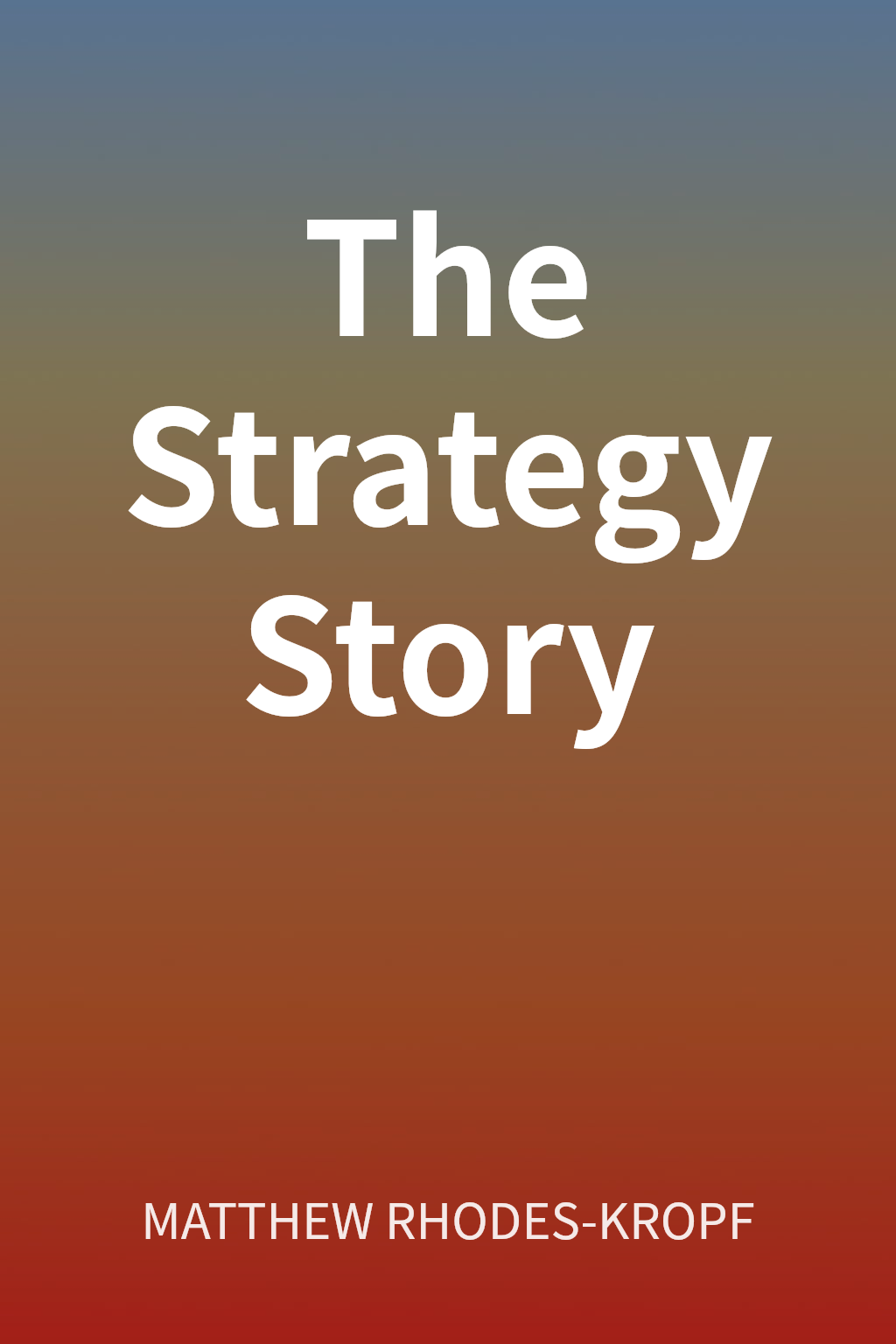 The Strategy Story cover