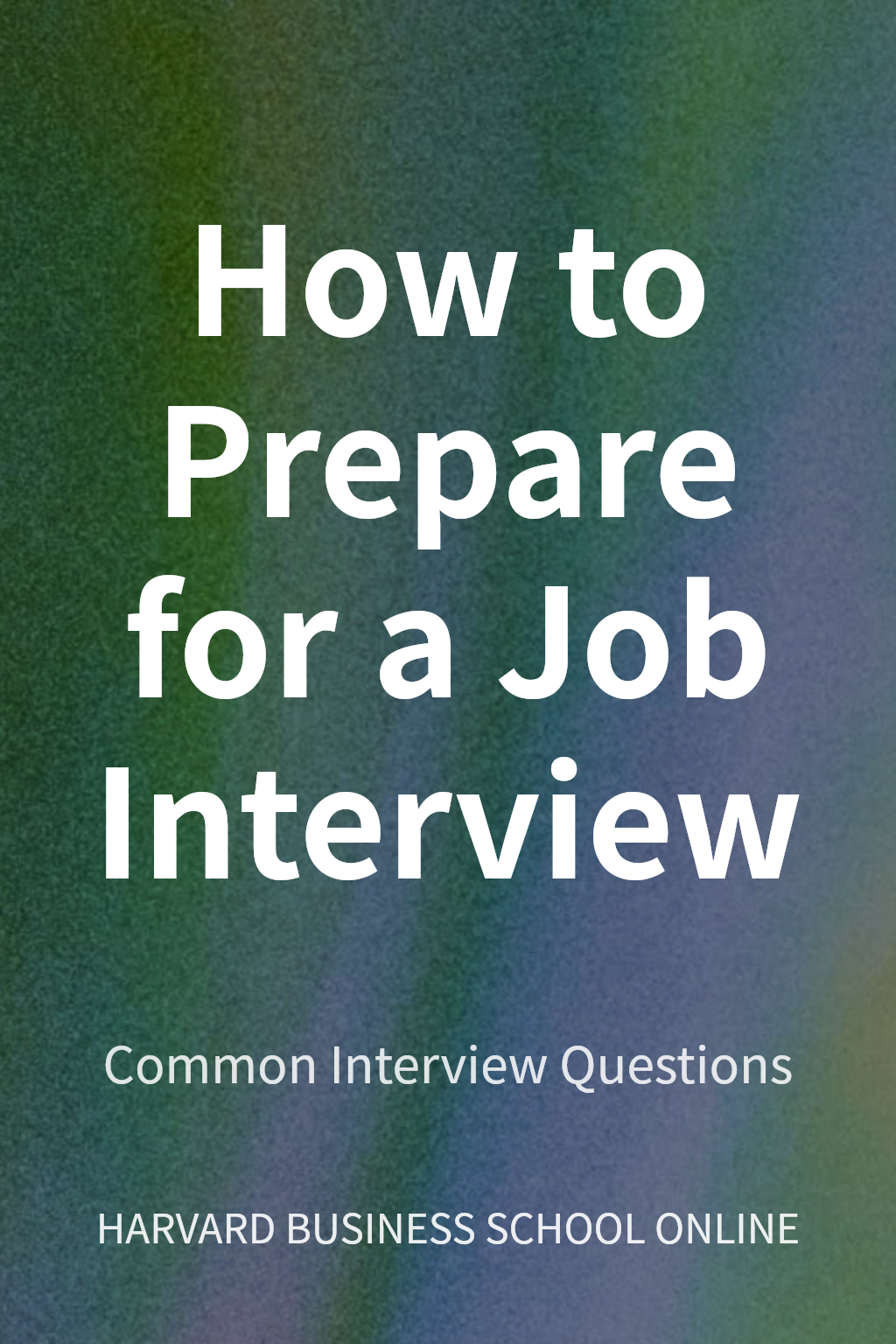 How to Prepare for a Job Interview cover