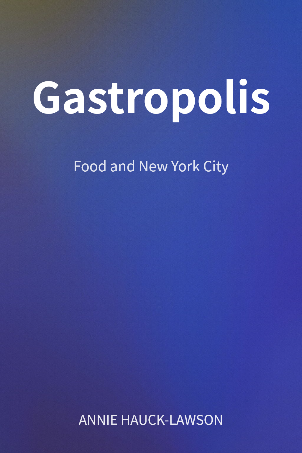 Gastropolis cover
