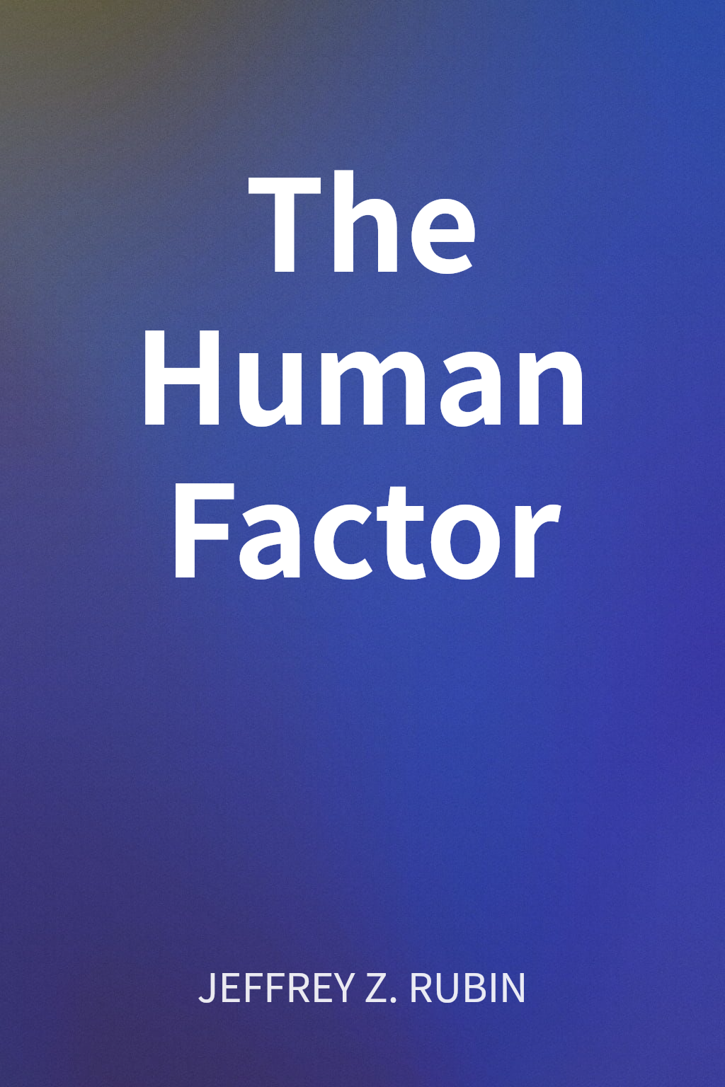 The Human Factor cover