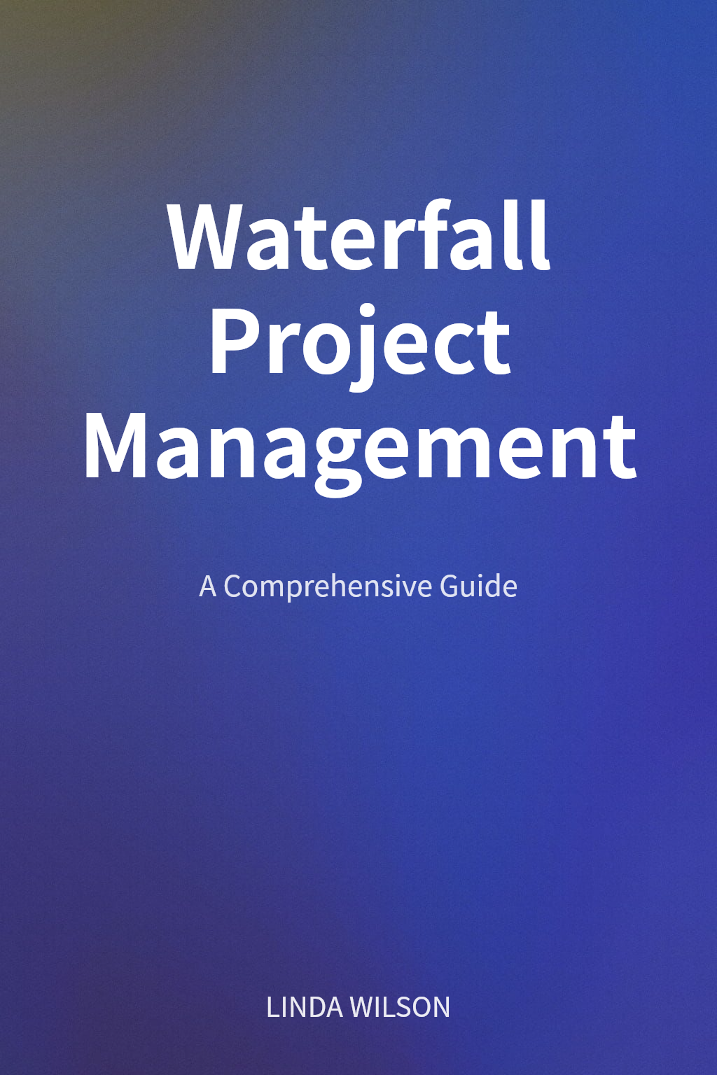 Waterfall Project Management cover