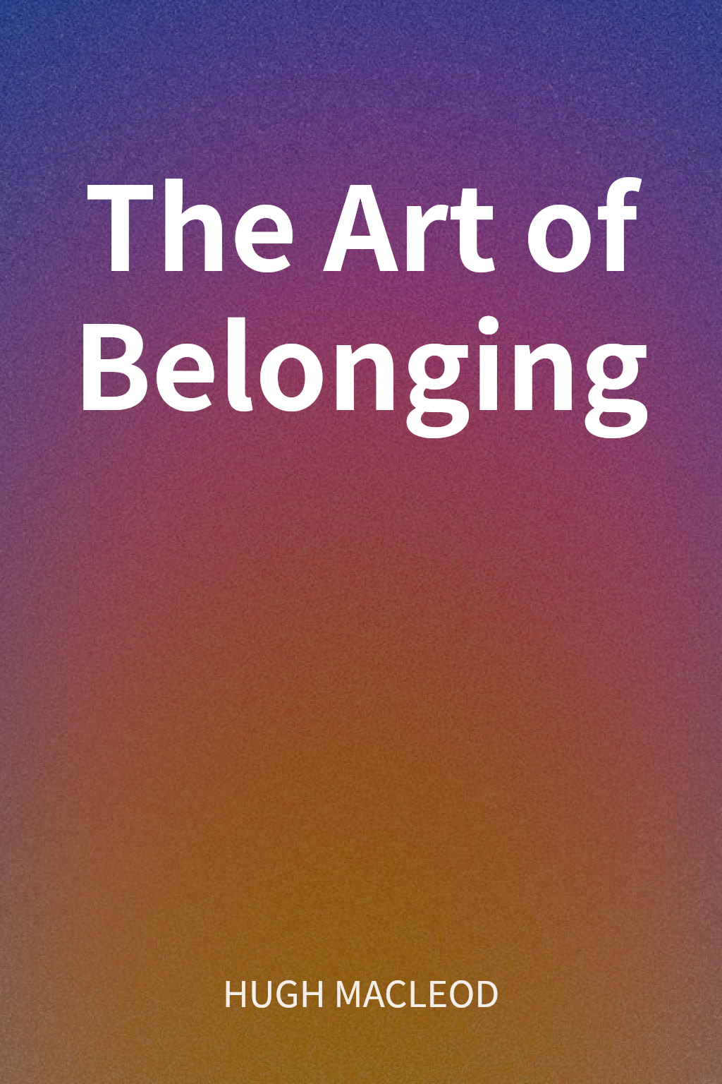 The Art of Belonging cover