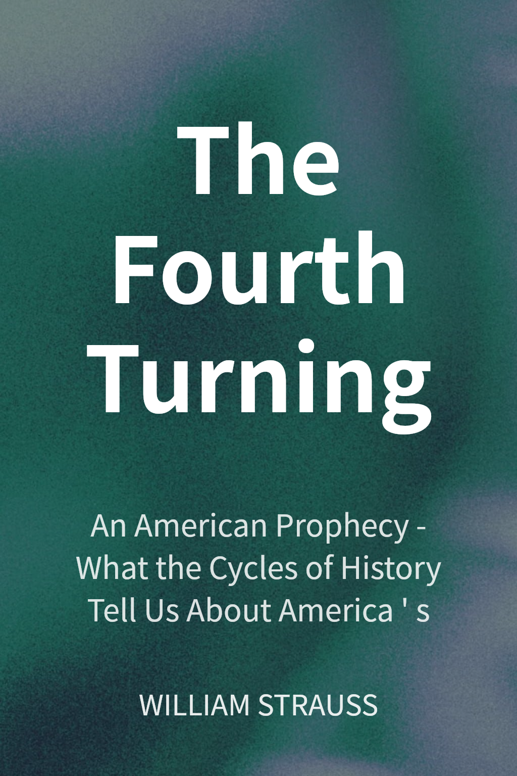 The Fourth Turning cover