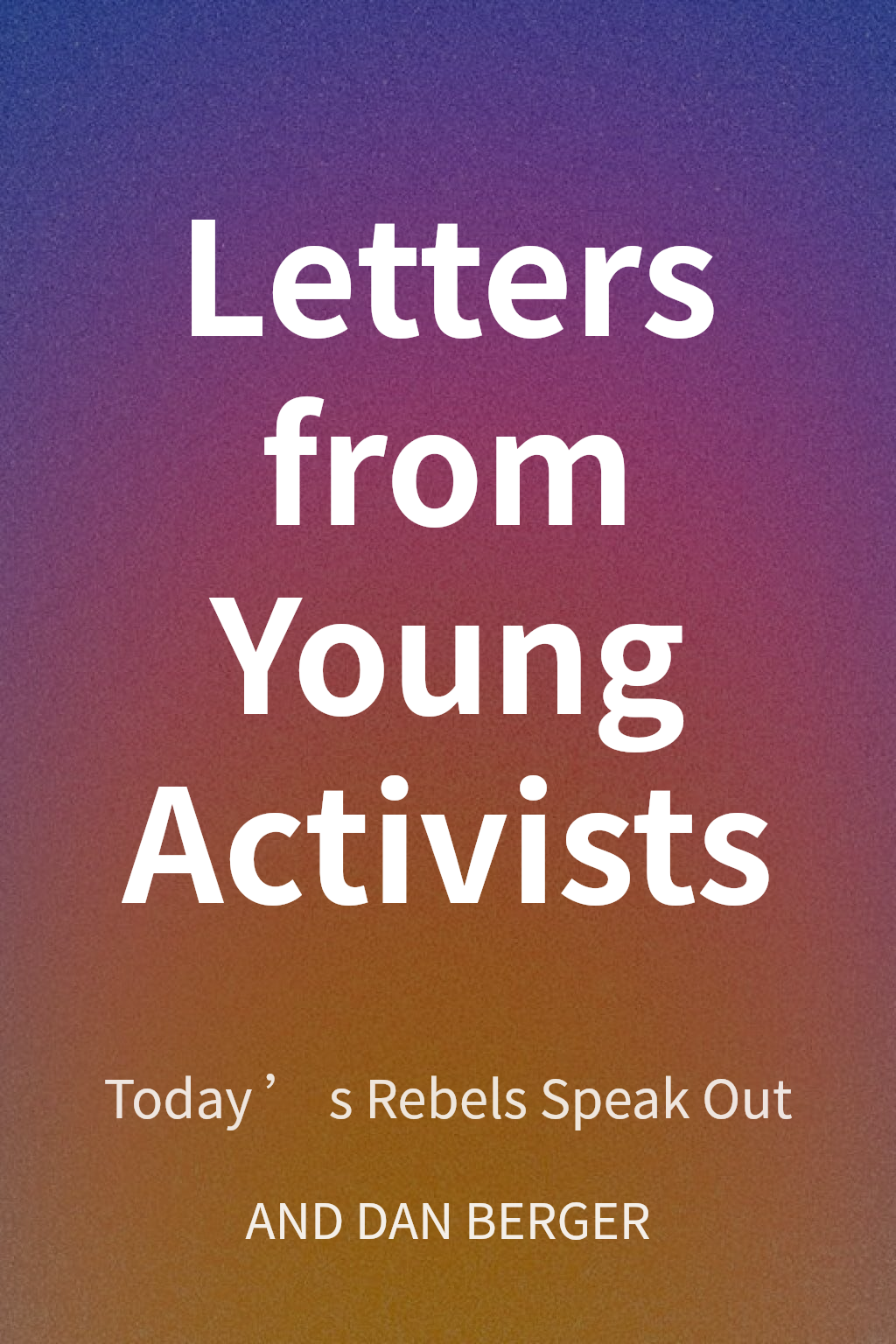 Letters from Young Activists cover