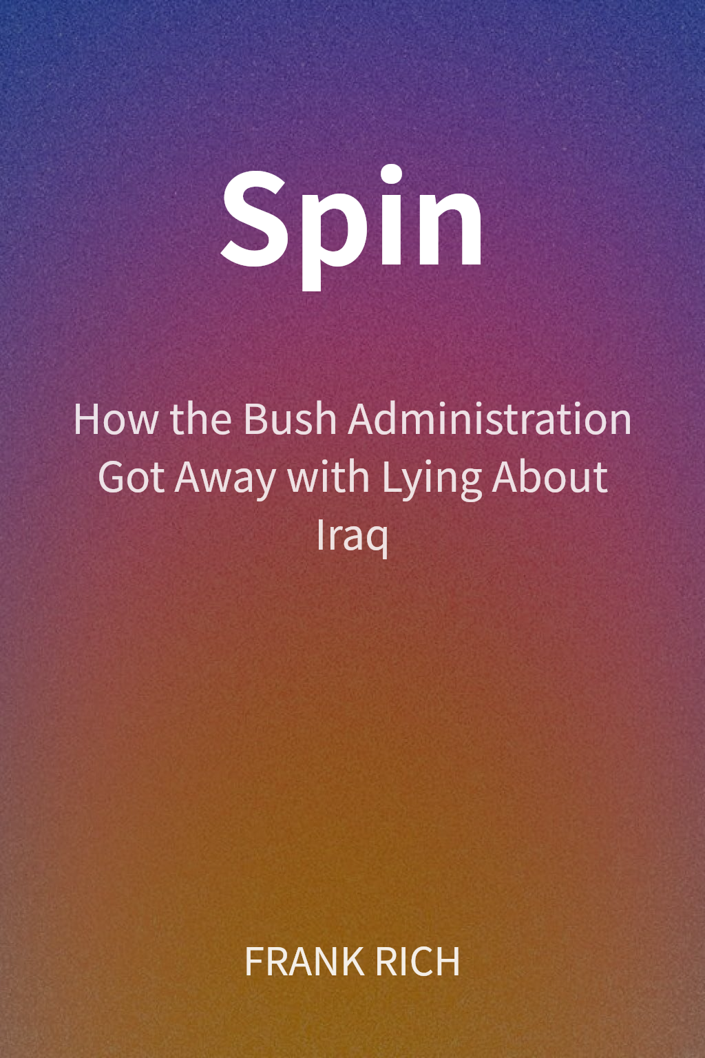 Spin cover