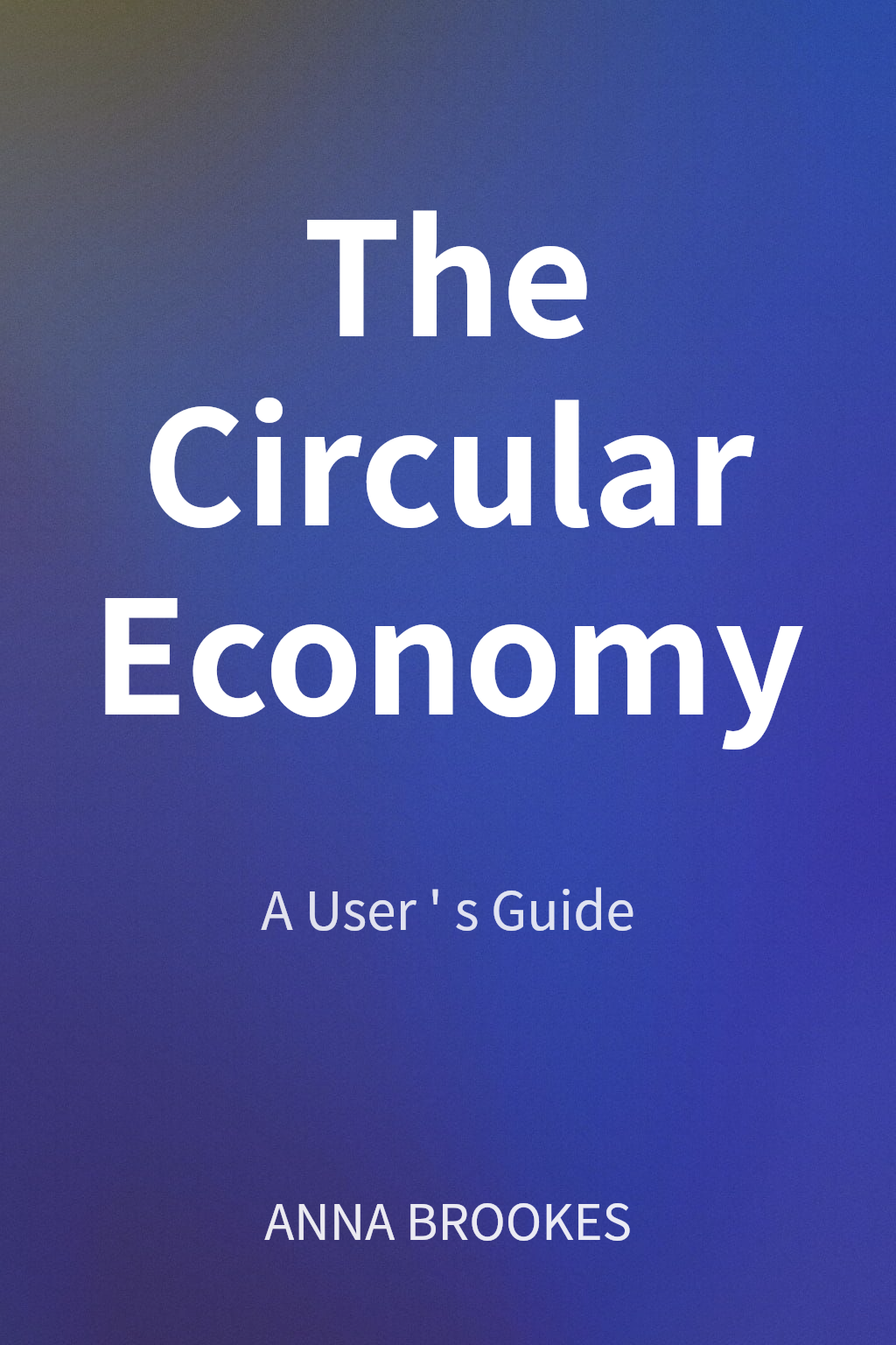 The Circular Economy cover